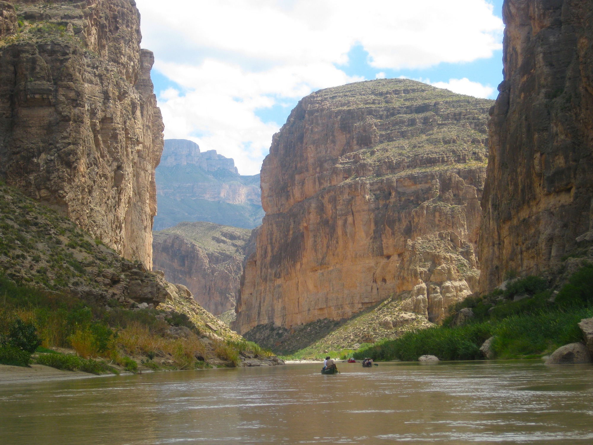 Canoeing into Boquillas Canyon