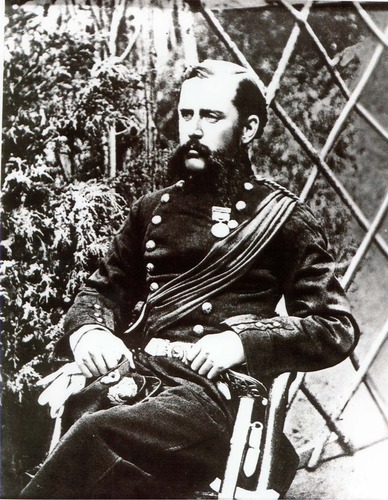 Capt. George Bazalgette, a veteran of the Second Opium War, was the Royal Marine Camp's first commandant.