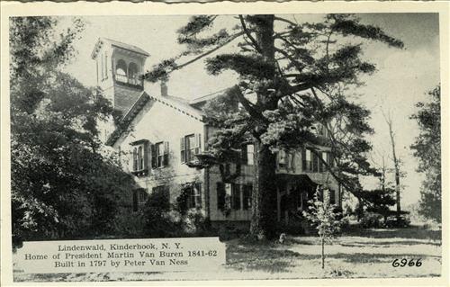 Historic photos of Lindenwald as it appeared prior to the creation of Martin Van Buren National Historic Site - date unknown