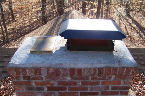 stabilization of Historic Stone and Brick Chimneys in Cabin Camp 1 at Prince William Forest Park in September 2012