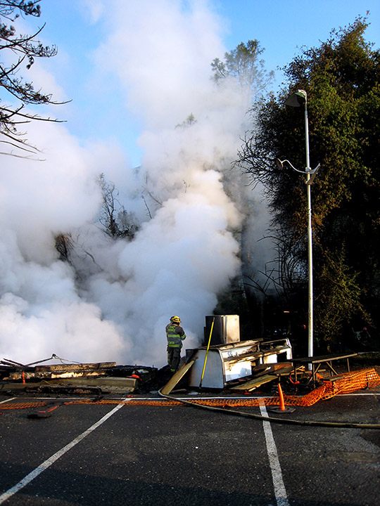 Structural fire at Yosemite National Park
