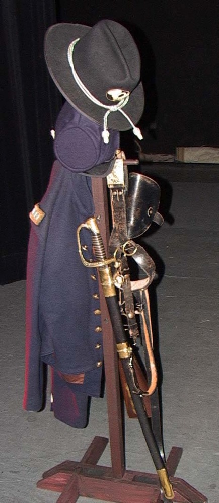 Props used during the Life and Times of General George Pickett.