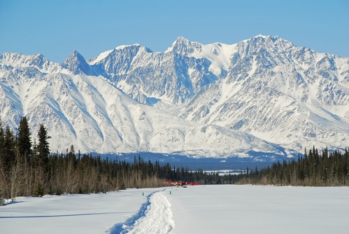Winter Plane Landing Chisana (1)