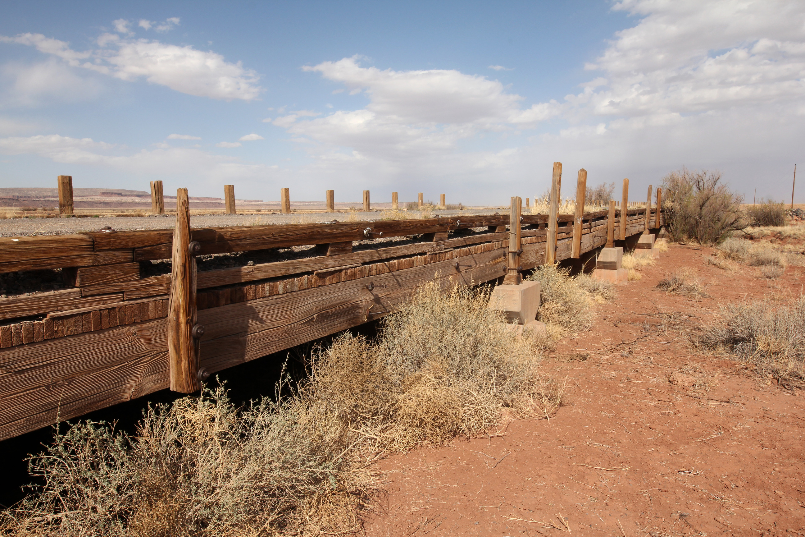 Timber bridge on the first paved route W. of Correo on a branch of the Rio San Jose.