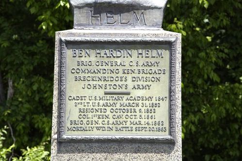 Brigadier General B. H. Helm Bust