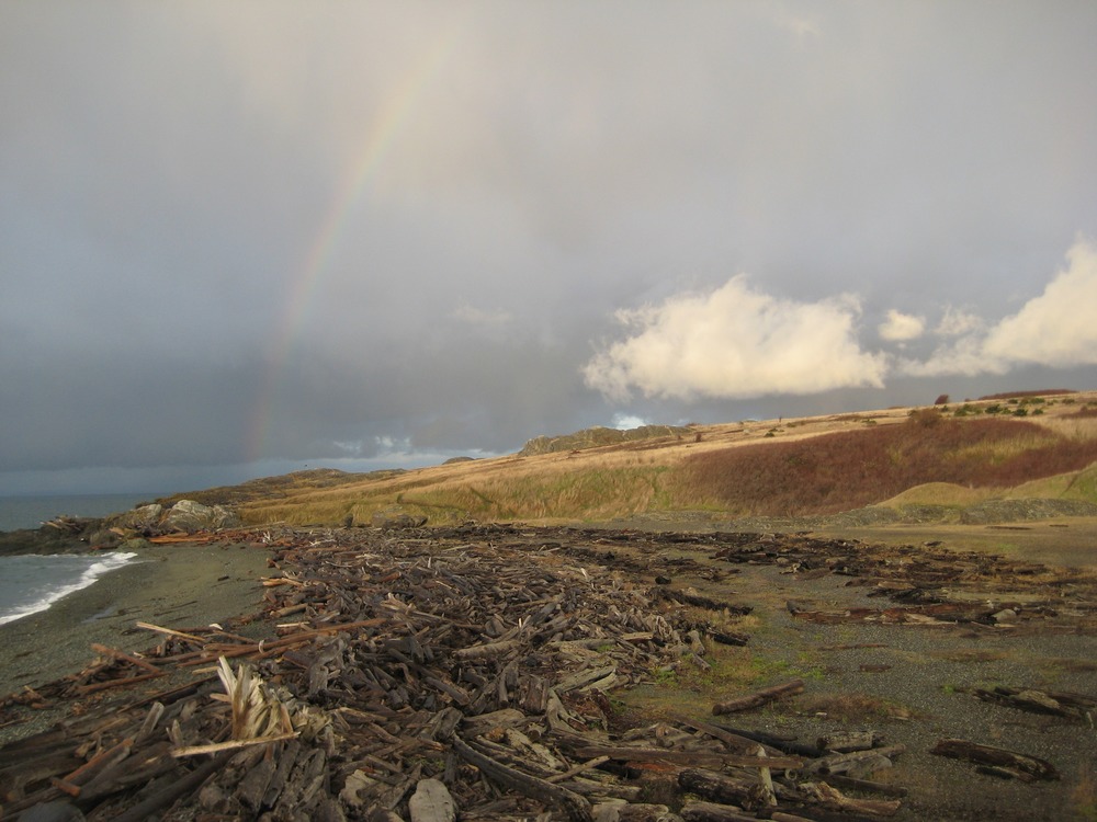 Park Ranger Rob Palmer captured this rainbow over South Beach during a November rain storm.