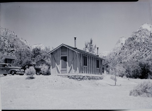 Zion Inn, cafeteria and parking area at Camp Center, South Entrance.