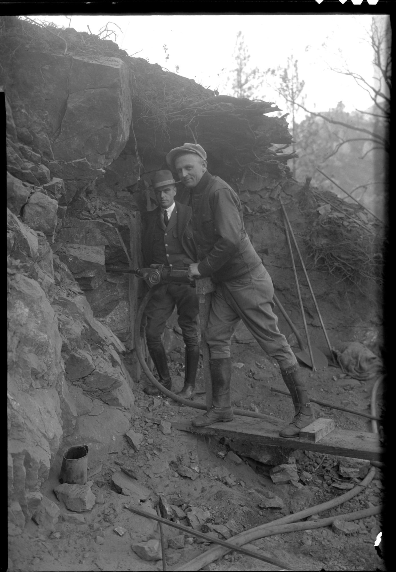 Supt. Brown of Folsom convict camp at El Portal, and Supt. Lewis.