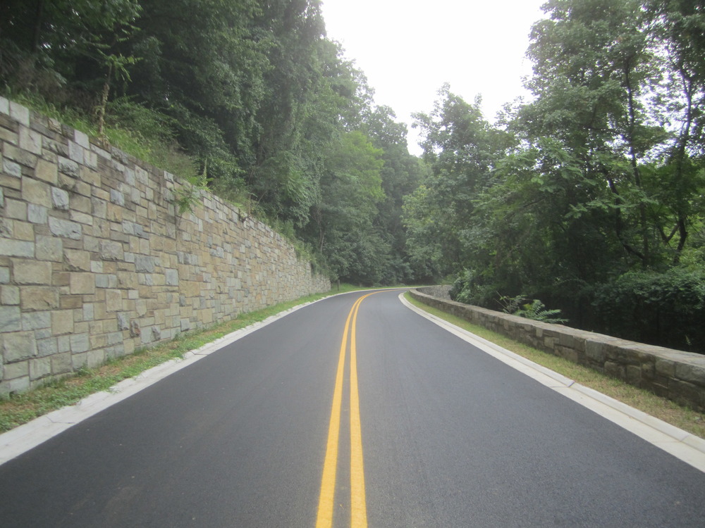 Completed Beach Drive Roadway