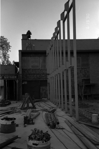 Construction of headquarters addition.