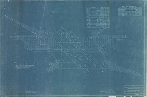 20100.BL-West of Analomink, PA--High bridge arch over highway and Broadhead Creek [1910]