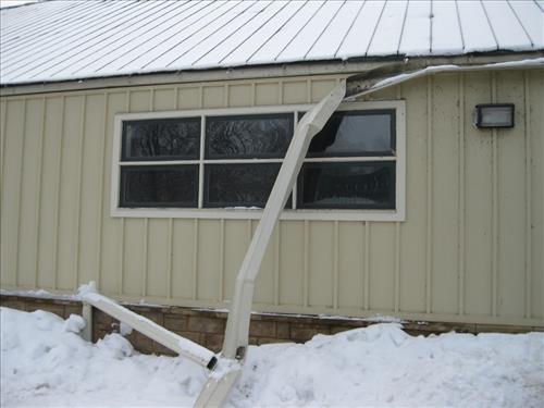 Snow/Ice Damage to HQ Complex - Feb 2015