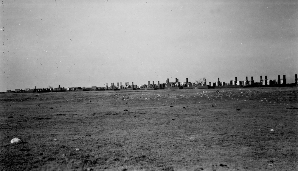 Officers Row Panorama Third Fort Union 1935