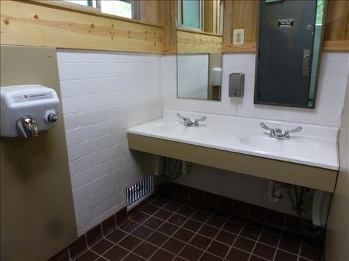 Rehab Oak Ridge C-loop Comfort Station in Prince William Forest Park in June 2015