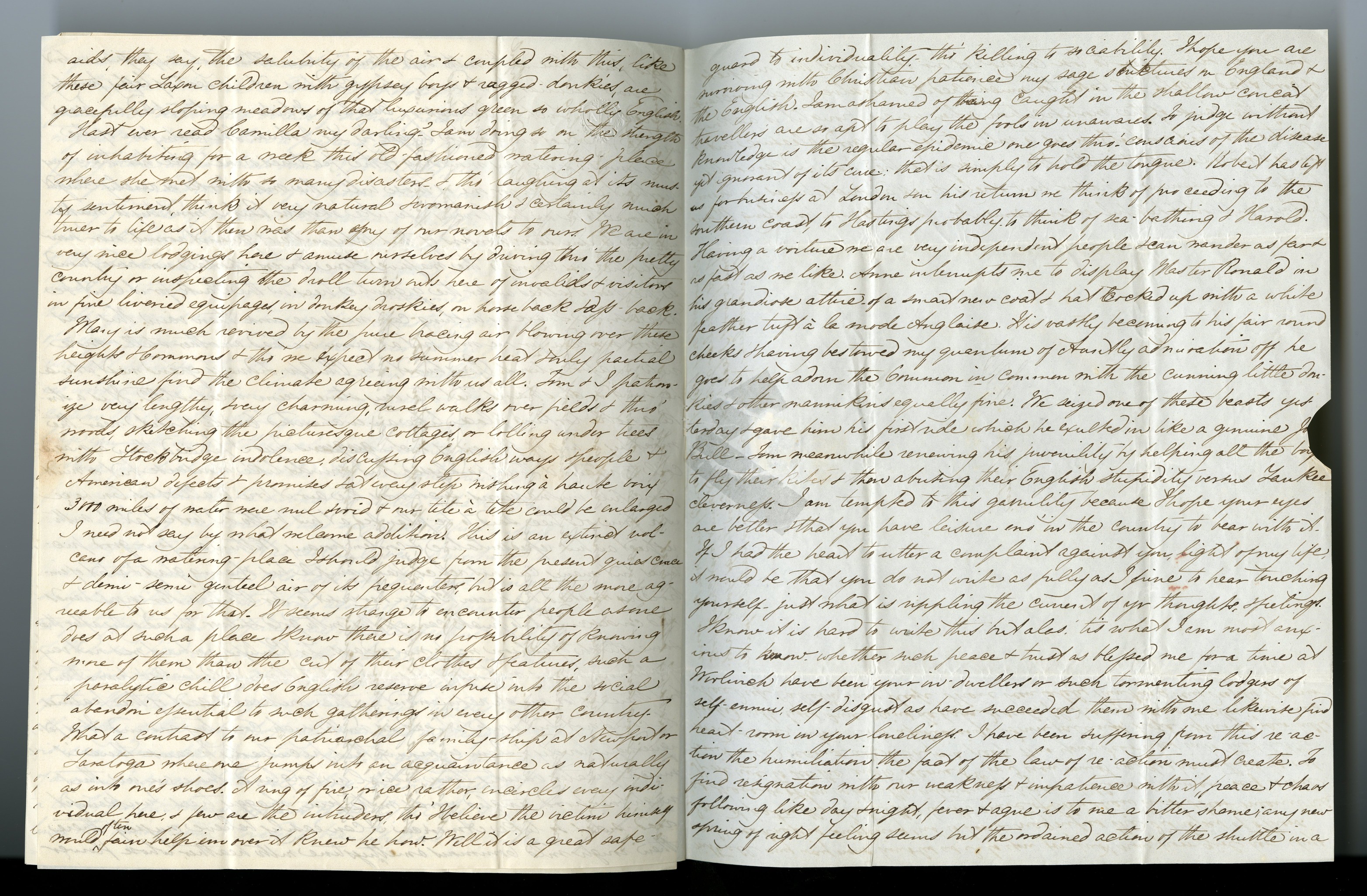 Manuscript letter