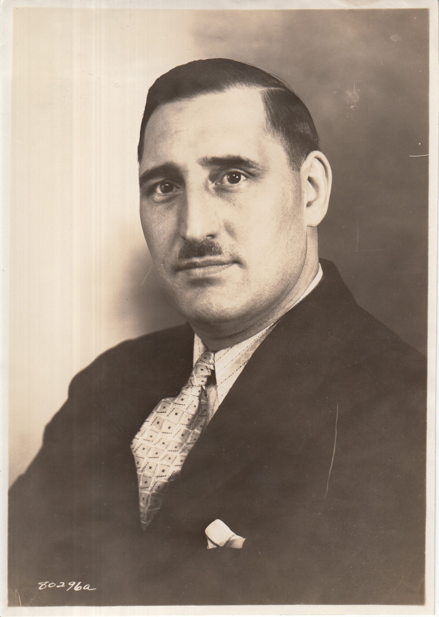 Portrait of J.W.A. Henderson.