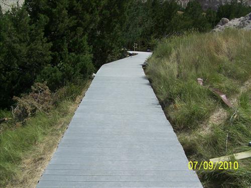 BADL Facility Management Collection: Rehabilitation of Cliff Shelf Trail by ARRA Funded Trail Crew at Badlands National Park - Part 2