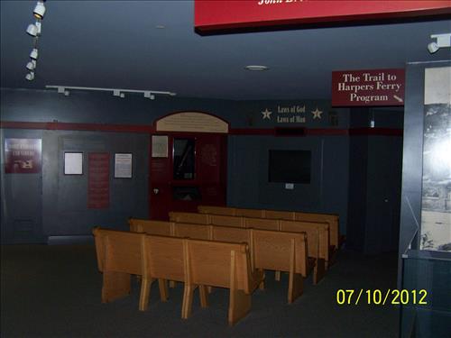 Project Painting occurred inside buildings 3, 8, 9, and 10 in Lower Town, Harpers Ferry, West Virgina.