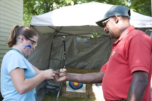 Get Up, Get Out, Go! archery