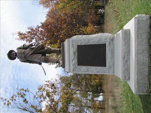 111th NY Inf. Mon. and General Hays and the High Water Mark Rebellion Mon. at Gettysburg National Military Park in October 2011