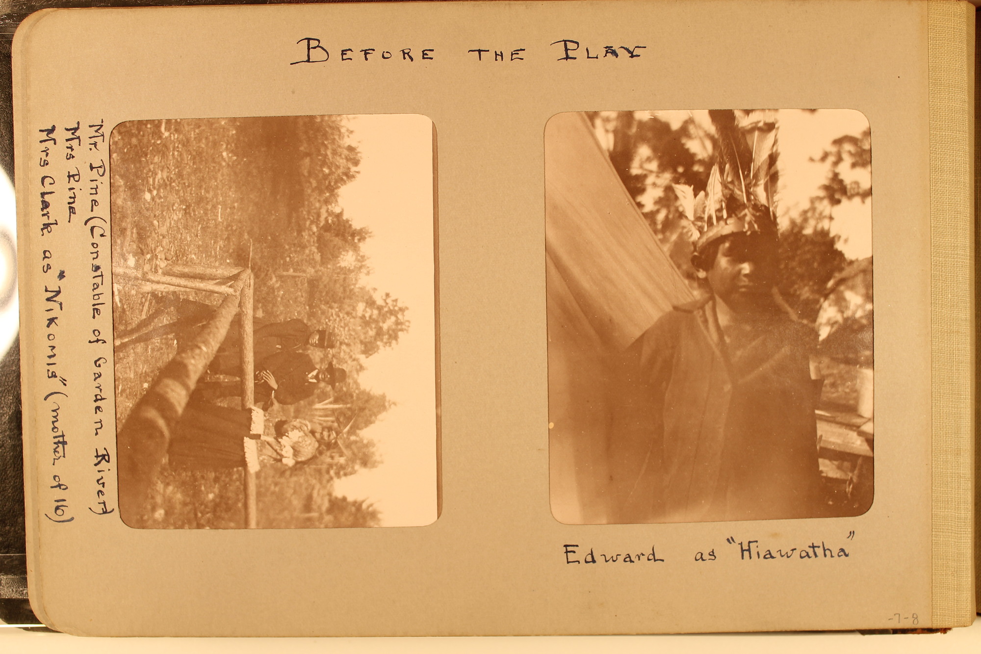 Group portrait with three people and a portrait of an individual.