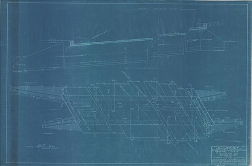 20231.BL-3 miles east of Foster, PA--24-foot semicircular arch bridge no.13.51 over highway [1912]