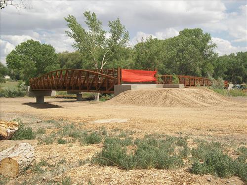 Bridge over Animas River and AZRU Boundary