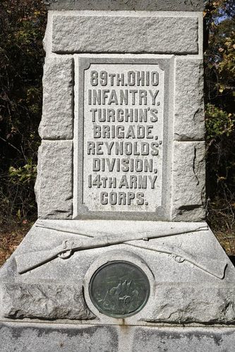 Eighty-Ninth Ohio Infantry Regiment Monument
