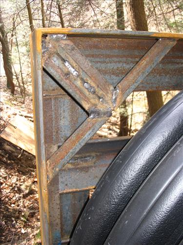 Bat gate attached on culvert