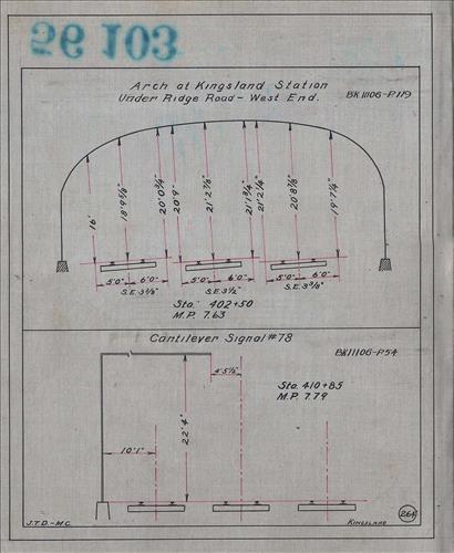 56103.LB--clearance sketches--Structures less than 8 feet from center line of track or less than 22 feet above top of rail [Group 08]