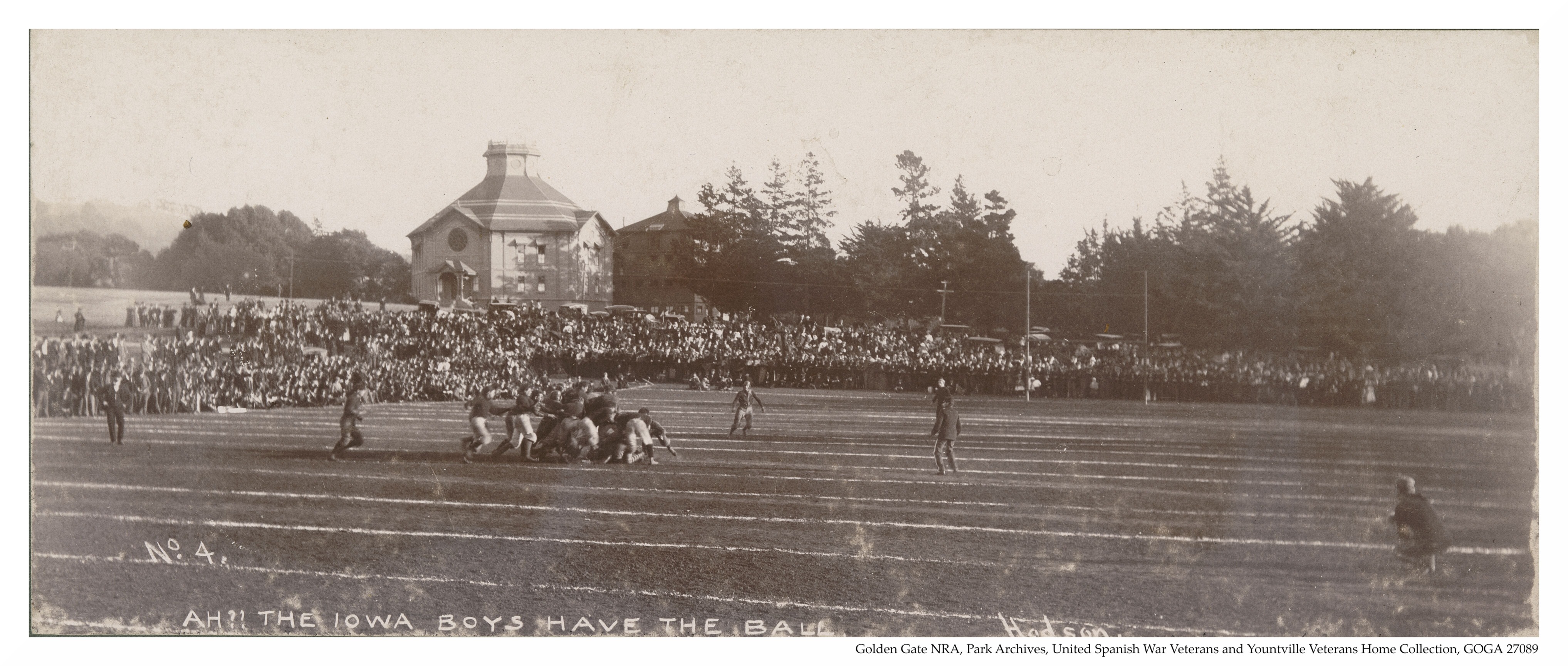 AH!! The Iowa boys have the ball. 1898 
