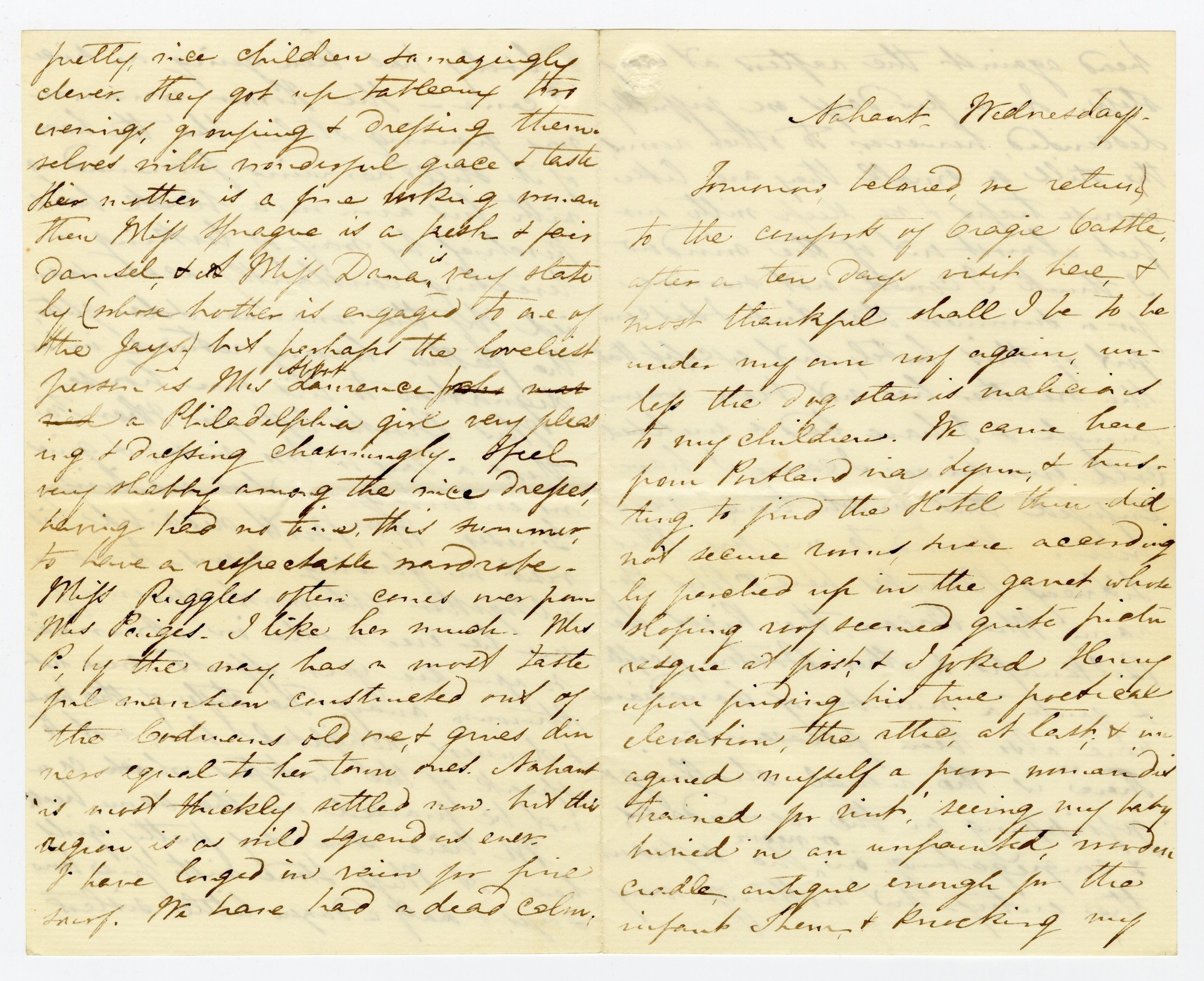 Manuscript letter