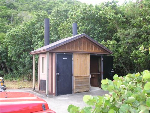 Support buildings for Annaberg Sugar Plantation at Virgin Islands National Park in December 2007