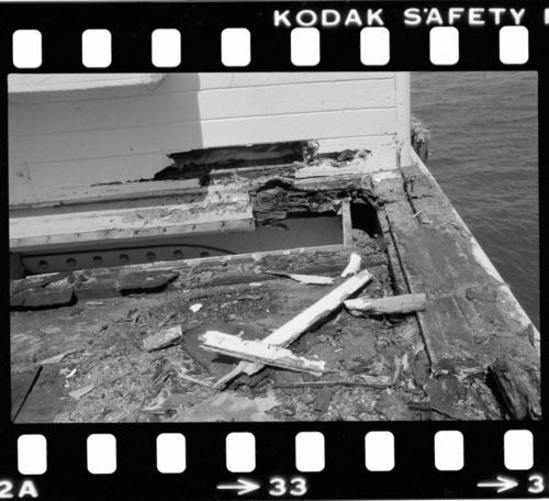 Eureka (built 1890; ferry) deck repairs March-April 1985