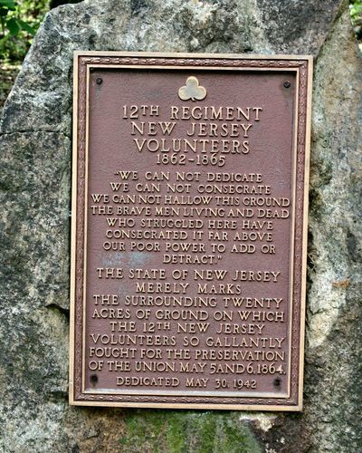 12th New Jersey Regiment Monument