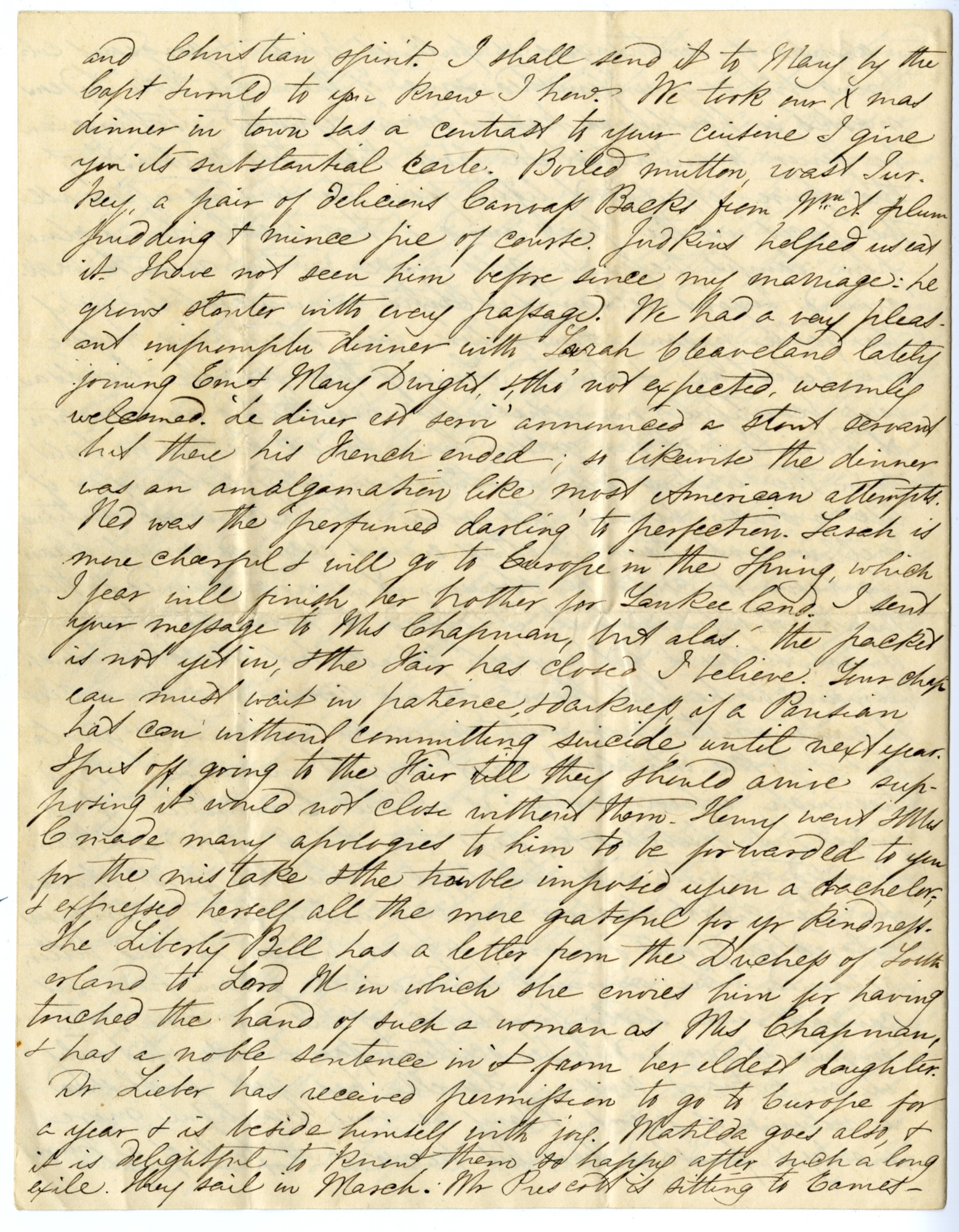 Manuscript letter