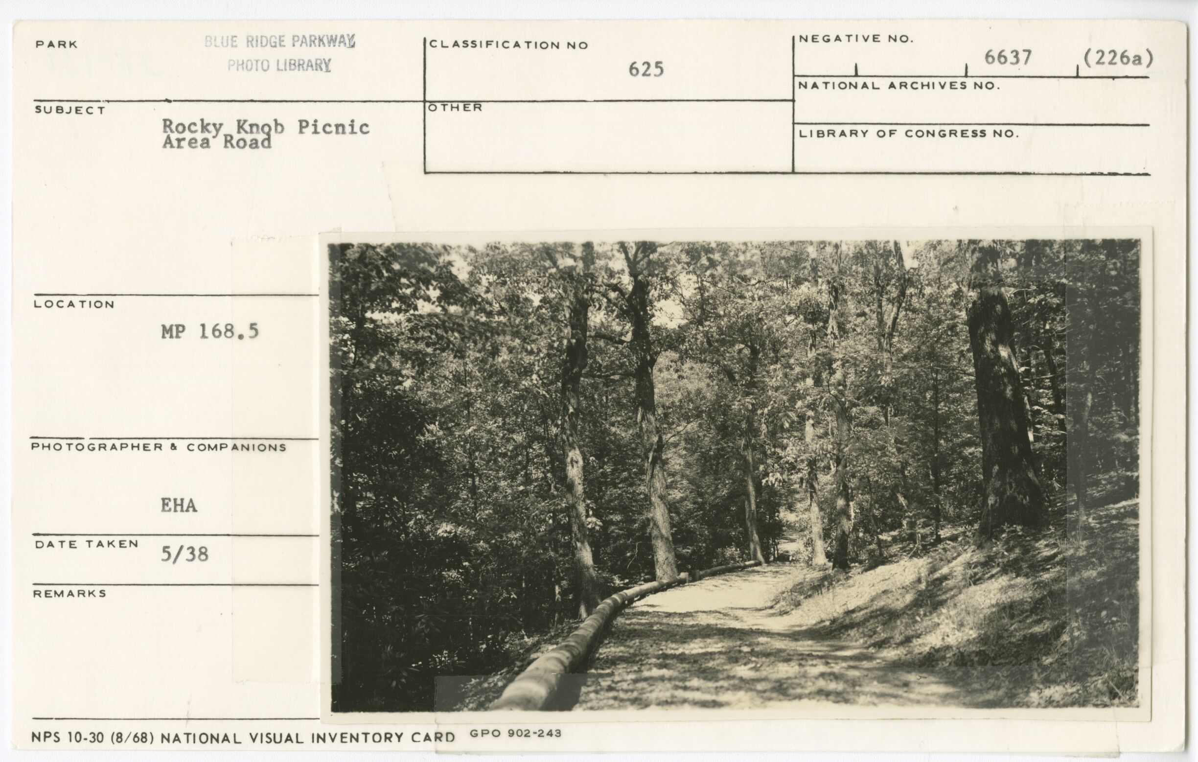 Rocky Knob Picnic Area Road