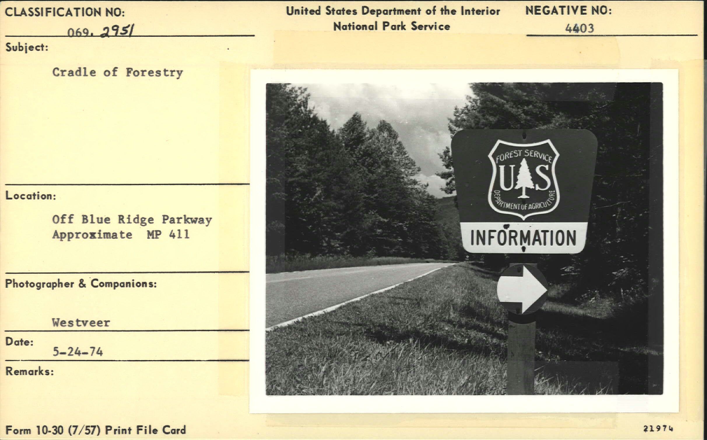 Cradle of Forestry sign