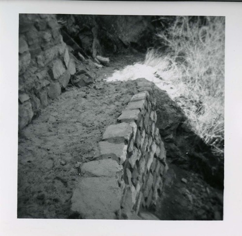 Hidden Canyon trail damage and repairs.