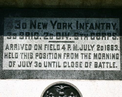 43rd New York Infantry Monument