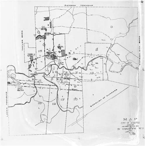 A1005-A1015--Scranton, PA--Map--Showing Caved, Robbed, and Filled Areas [1913]