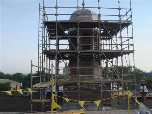 Clark Atlanta University; Arnett Hall roof restoration September 2010