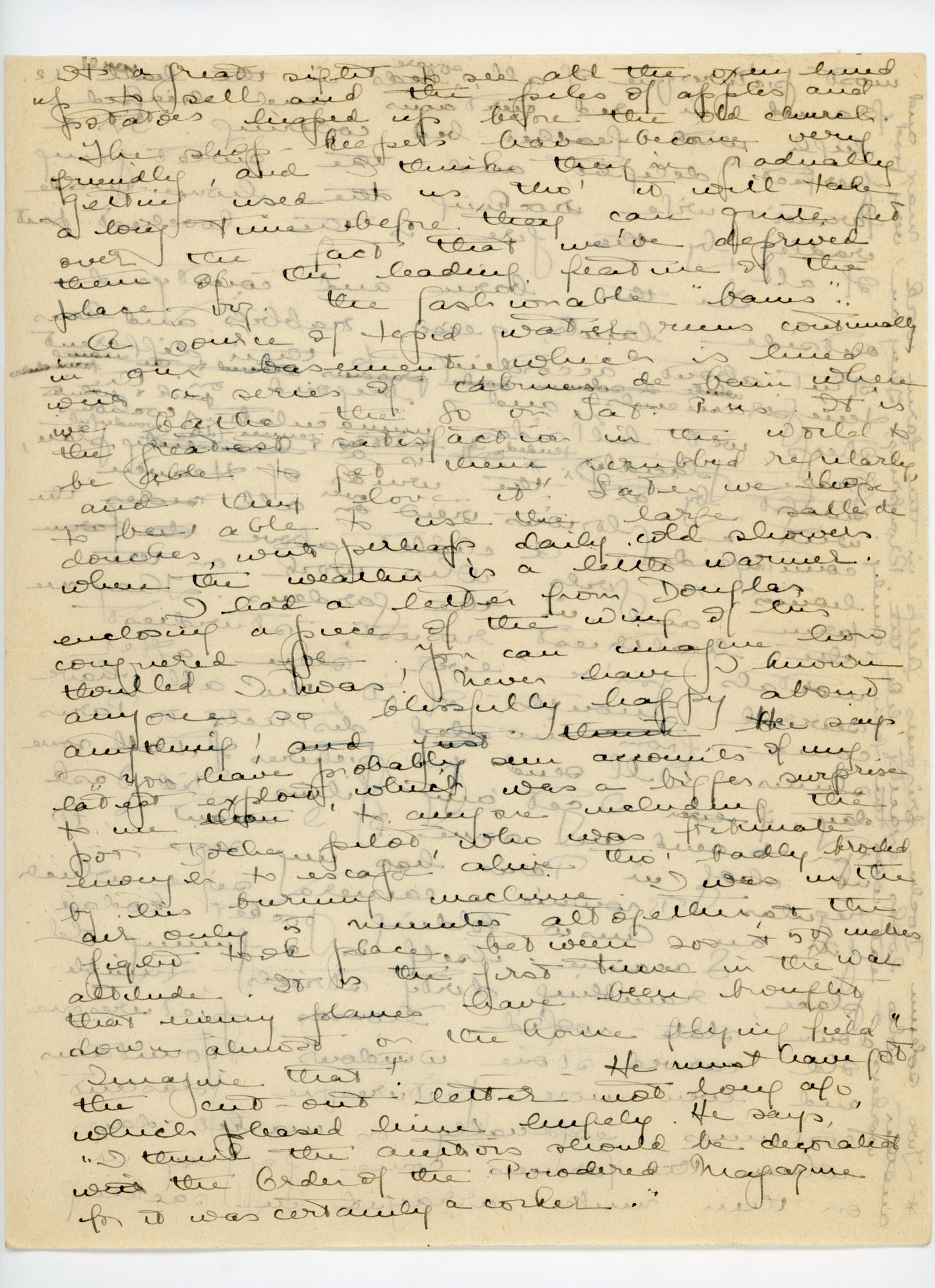 Manuscript letter