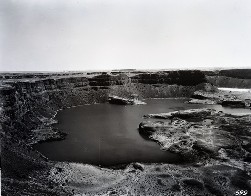 Dry falls of the Columbia River.