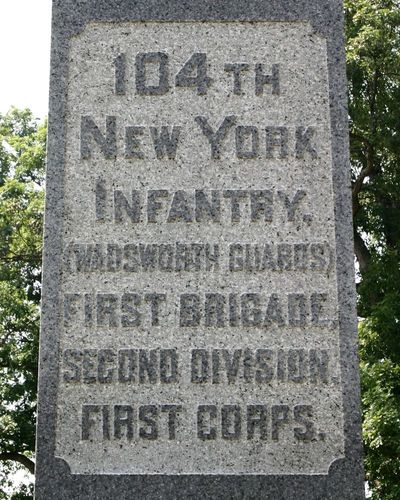 104th New York Infantry Monument