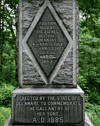 2nd Delaware Infantry Monument