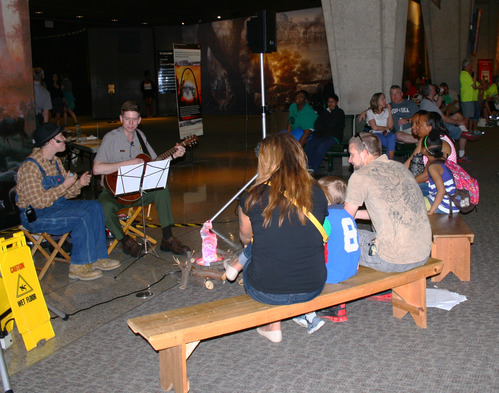 Singing around the Camp Fire
