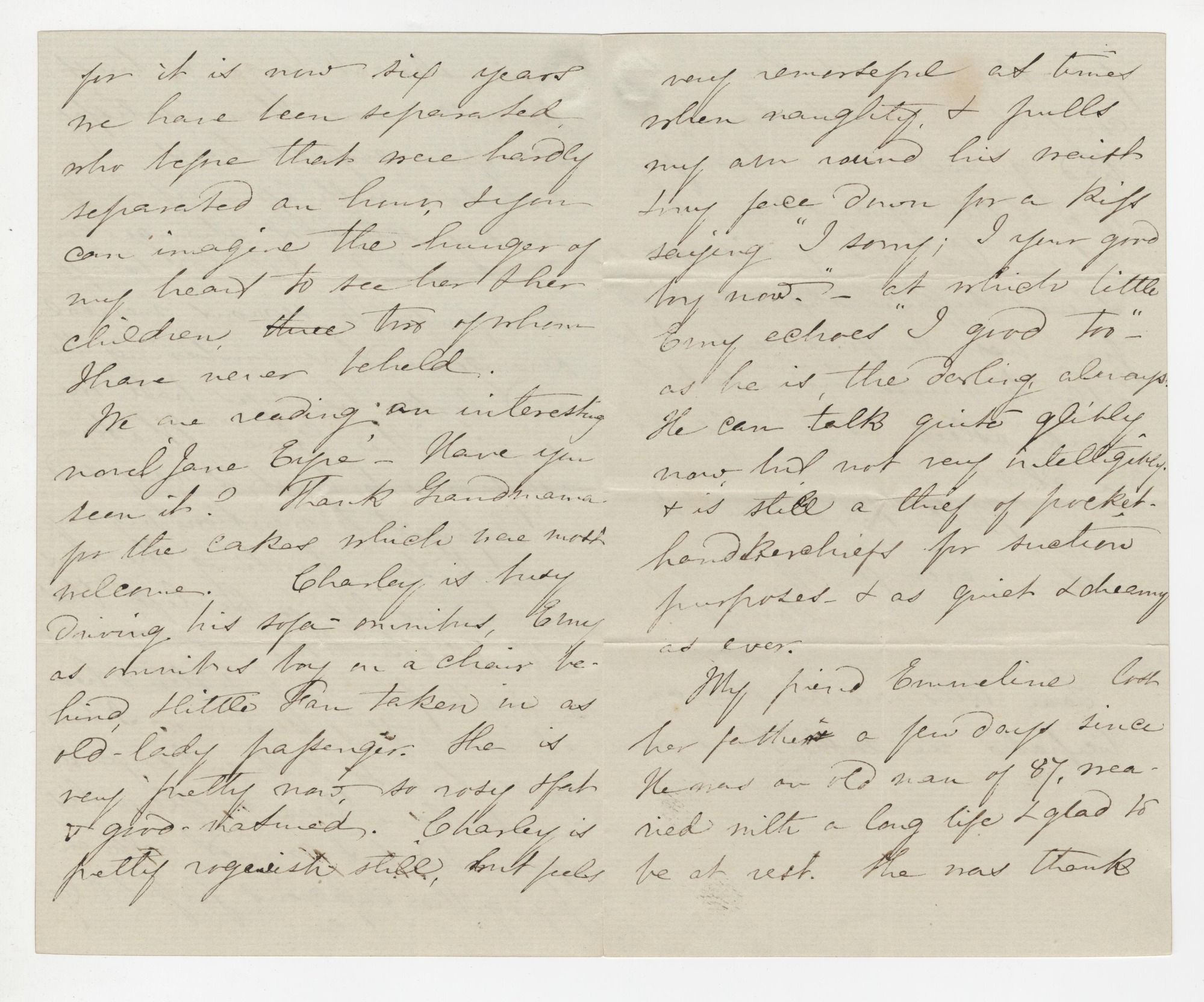 Manuscript letter