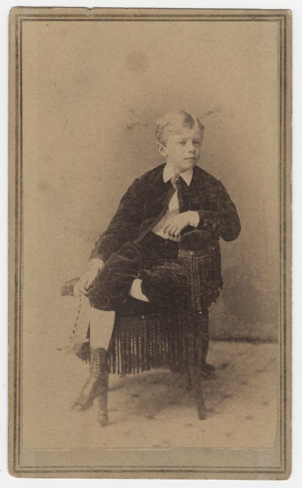 Theodore Roosevelt around age 7