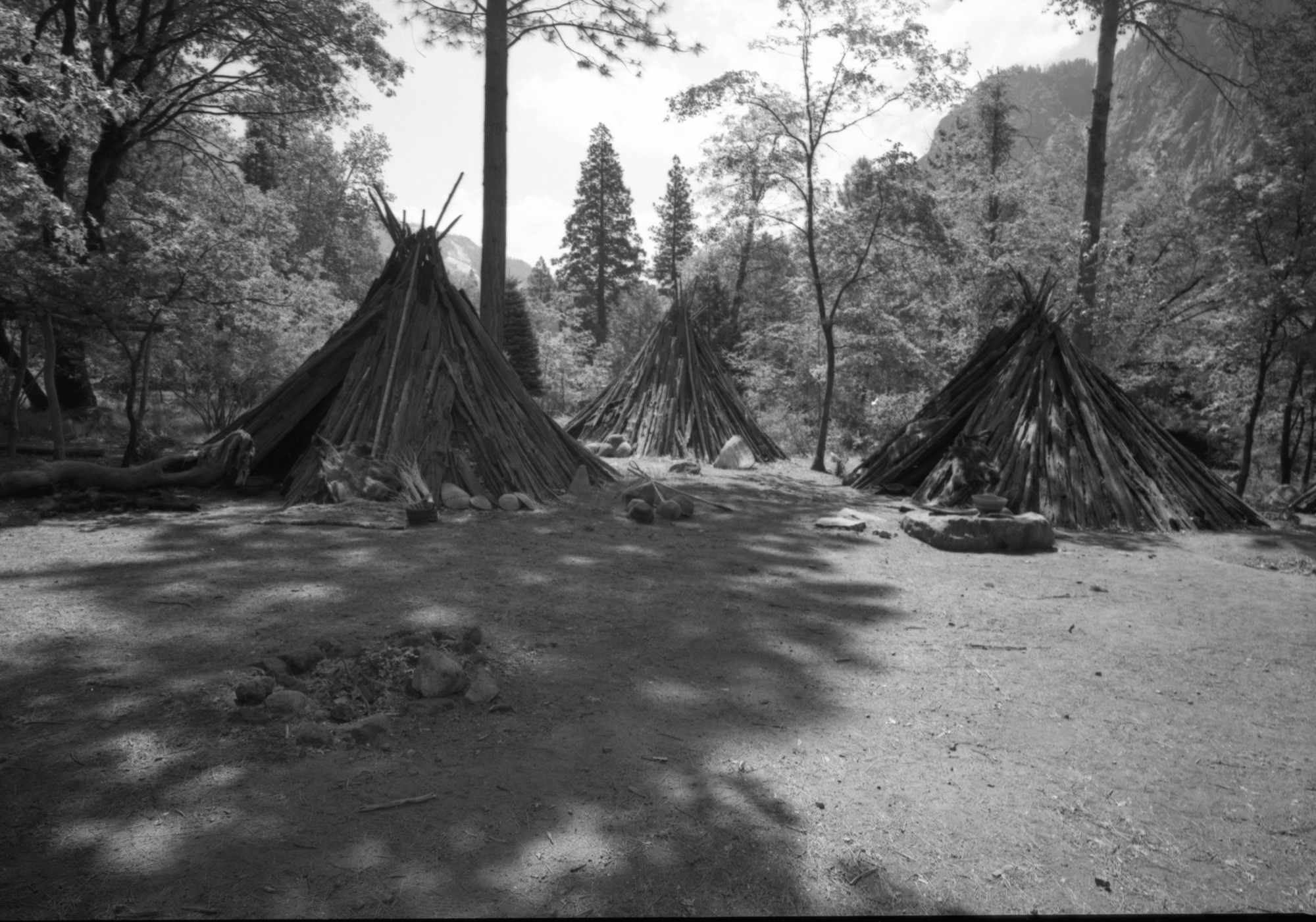 Native American Village; Yosemite Valley; Summer 1980 or 1979